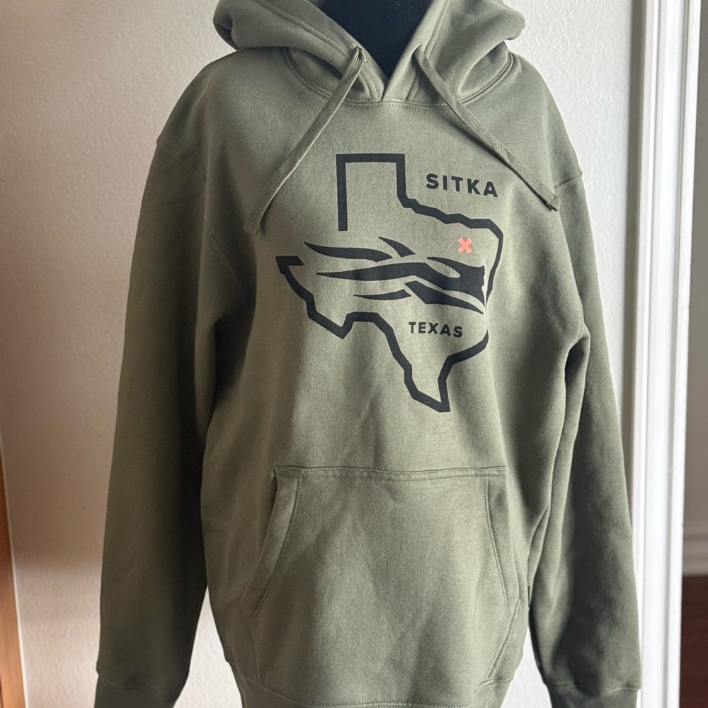 Sitka Texas Olive Green Hoodie